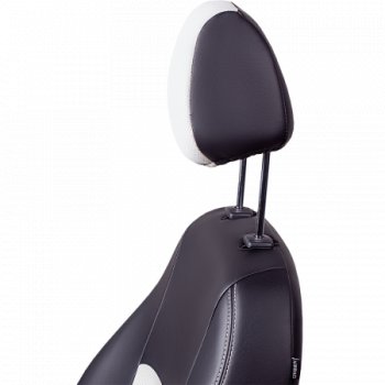6 799 р. Комплект чехлов для сидений (РЗС 60/40, 3Г Илана+Орегон) ТУРИН Lord Autofashion  Chery Tiggo 5  (T21) (2017-2020) рестайлинг (черный, вставка белая, строчка белая)  с доставкой в г. Воронеж. Увеличить фотографию 2
