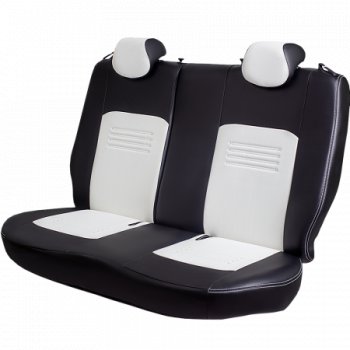 6 799 р. Комплект чехлов для сидений (РЗС 60/40, 3Г Илана+Орегон) ТУРИН Lord Autofashion  Chery Tiggo 5  (T21) (2017-2020) рестайлинг (черный, вставка белая, строчка белая)  с доставкой в г. Воронеж. Увеличить фотографию 4