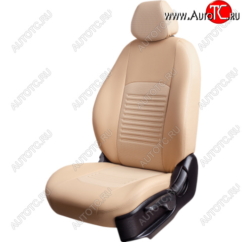 4 999 р. Комплект чехлов для сидений, (РЗСиС 60/40 Илана+Орегон) ТУРИН Lord Autofashion Chevrolet Niva 2123 дорестайлинг (2002-2008) (бежевый, вставка бежевая, строчка бежевая)  с доставкой в г. Воронеж