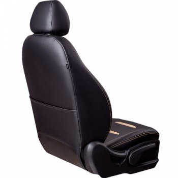 11 899 р. Комплект чехлов для сидений (РЗСиС 60/40 Орегон ) ТУРИН-2 Lord Autofashion  Chevrolet Niva  2123 (2002-2020) дорестайлинг, рестайлинг (черный, вставка черная+бежеая, строчка бежевая)  с доставкой в г. Воронеж. Увеличить фотографию 2