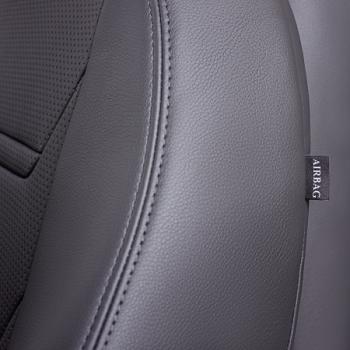21 699 р. Комплект чехлов для сидений (РЗСиС 40/60 3Г Орегон) ТУРИН-2 Lord Autofashion  KIA Ceed  1 ED (2006-2012) дорестайлинг универсал, дорестайлинг, хэтчбэк 5 дв., рестайлинг универсал, рестайлинг, хэтчбэк 5 дв. (серый, вставка серая, строчка серая)  с доставкой в г. Воронеж. Увеличить фотографию 9