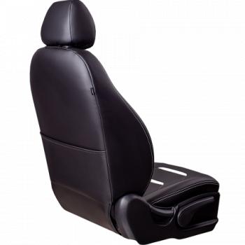 10 299 р. Комплект чехлов для сидений (РЗСиС 40/60 3Г Орегон) ТУРИН-2 Lord Autofashion  KIA Ceed  2 JD (2012-2018) дорестайлинг универсал, дорестайлинг, хэтчбэк, рестайлинг универсал, рестайлинг, хэтчбэк (черный, вставка черная+белая, строчка белая)  с доставкой в г. Воронеж. Увеличить фотографию 3