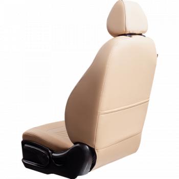 8 999 р. Комплект чехлов для сидений (РЗС 60/40 3Г Илана+Орегон) ТУРИН СТ Lord Autofashion  KIA Seltos (2019-2025) (бежевый, вставка бежевая, строчка бежевая)  с доставкой в г. Воронеж. Увеличить фотографию 8