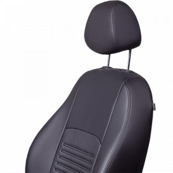 6 799 р. Комплект чехлов для сидений ( к.Drive Active РЗСиС 60/40 3Г Илана+Орегон) ТУРИН СТ Lord Autofashion  Лада Гранта FL ( 2191,  2190,  2194,  2192) (2018-2025) лифтбек, седан, универсал, хэтчбек (черный, вставка черная, строчка черная)  с доставкой в г. Воронеж. Увеличить фотографию 4