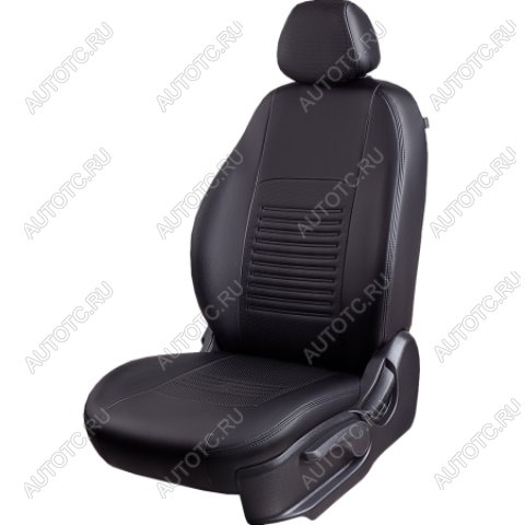 6 799 р. Комплект чехлов для сидений ( к.Drive Active РЗСиС 60/40 3Г Илана+Орегон) ТУРИН СТ Lord Autofashion  Лада Гранта FL ( 2191,  2190,  2194,  2192) (2018-2025) лифтбек, седан, универсал, хэтчбек (черный, вставка черная, строчка черная)  с доставкой в г. Воронеж