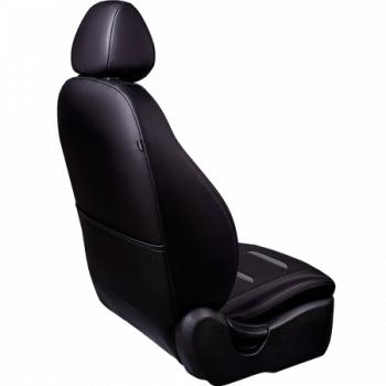11 899 р. Комплект чехлов для сидений (РЗС 40/60 3Г Орегон) ТУРИН-2 Lord Autofashion  Opel Astra  J (2009-2015) хэтчбек 5 дв. дорестайлинг, седан рестайлинг (черный, вставка черная+серая, строчка серая)  с доставкой в г. Воронеж. Увеличить фотографию 4