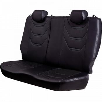 10 299 р. Комплект чехлов для сидений (РЗС 40/60 3Г Орегон) ТУРИН-2 Lord Autofashion  Opel Astra  J (2009-2015) хэтчбек 5 дв. дорестайлинг, седан рестайлинг (черный, вставка черная, строчка черная)  с доставкой в г. Воронеж. Увеличить фотографию 3