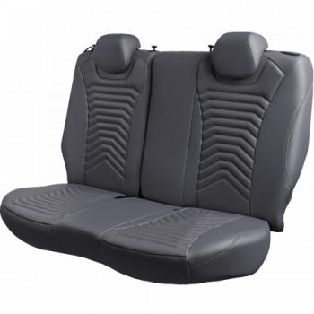 27 849 р. Комплект чехлов для сидений (РЗС Орегон) БАЙРОН ст ПРЕЗИДЕНТ Lord Autofashion  Nissan Terrano  D10 (2013-2016), Renault Duster  HS (2010-2015) (серый, вставка серая+темно-серая, строчка темно-серая)  с доставкой в г. Воронеж. Увеличить фотографию 3