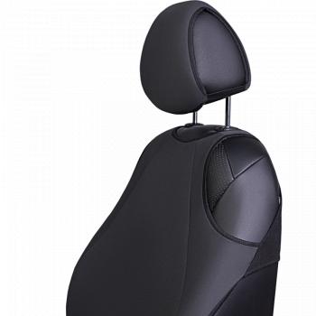 3 099 р. Универсальные чехлы сидений (майка 5 мест Трикотаж) Lord Autofashion   (темно-серый)  с доставкой в г. Воронеж. Увеличить фотографию 5