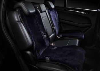 14 949 р. Накидка на сиденье (1 место Р. 4418 натур. мех) Меховая Lord Autofashion   (черника 12мм, строчка черная)  с доставкой в г. Воронеж. Увеличить фотографию 3