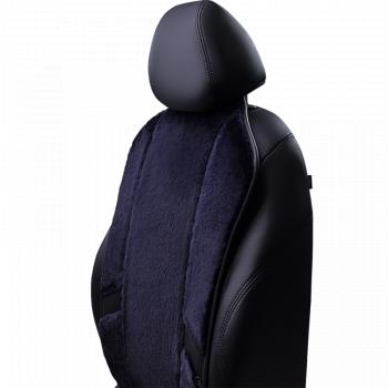 14 949 р. Накидка на сиденье (1 место Р. 4418 натур. мех) Меховая Lord Autofashion   (черника 12мм, строчка черная)  с доставкой в г. Воронеж. Увеличить фотографию 8