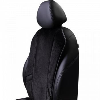 1 000 000 р. Накидка на сиденье (1 место Р. 77 натур. мех) Меховая Lord Autofashion   (шоколад 12 мм, строчка черная)  с доставкой в г. Воронеж. Увеличить фотографию 8