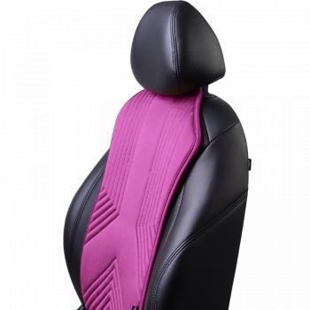 2 579 р. Накидка на сиденье (1 место Афины) ЛЮКС ст ВАН ВЭЙ Lord Autofashion   (фуксия, строчка темно-лиловая)  с доставкой в г. Воронеж. Увеличить фотографию 2