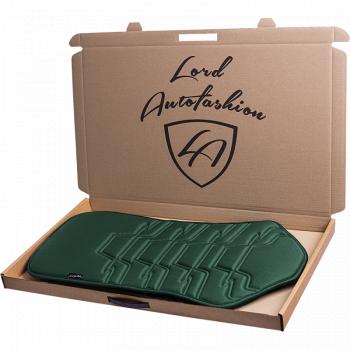 2 579 р. Накидка на сиденье (1 место Афины) ЛЮКС ст ФОРТ Lord Autofashion   (зеленый, строчка темно-зеленая)  с доставкой в г. Воронеж. Увеличить фотографию 9