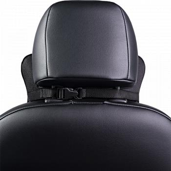 287 р. Подушка-косточка (жаккард) Lord Autofashion   (черный, строчка Зигзаг серая)  с доставкой в г. Воронеж. Увеличить фотографию 5