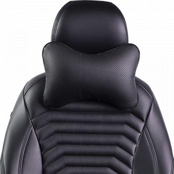 329 р. Подушка-косточка (Илана+Орегон) Lord Autofashion   (черный, строчка черная)  с доставкой в г. Воронеж. Увеличить фотографию 6