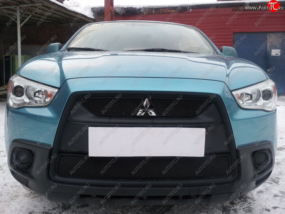 2 899 р. Защитная сетка в бампер (низ, ячейка 3х7 мм) Alfeco Стандарт Mitsubishi ASX дорестайлинг (2010-2012) (Чёрная) с доставкой в г. Воронеж Увеличить фотографию 1 2 899 р. Защитная сетка в бампер (низ, ячейка 3х7 мм) Alfeco Стандарт Mitsubishi ASX дорестайлинг (2010-2012) (Чёрная) с доставкой в г. Воронеж