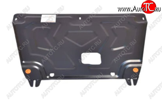 3 079 р. Защита картера двигателя и КПП (установка на штатные точки) Alfeco Hyundai Creta GS дорестайлинг (2015-2019) (Сталь 2 мм)  с доставкой в г. Воронеж