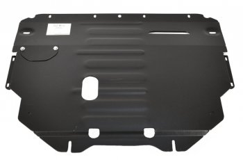 Защита картера двигателя и КПП (V-2,0AT) ALFECO Geely Tugella  FY11,HPBA4 (2019-2025) дорестайлинг, рестайлинг (Алюминий 3 мм)