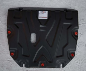 Защита картера двигателя и КПП (V-2,4) Alfeco Honda CR-V  RM1,RM3,RM4 (2014-2018) рестайлинг (Алюминий 3 мм)