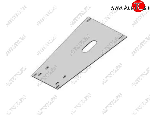 8 849 р. Защита картера двигателя (V-2,0D) Alfeco  JAC N35 (2019-2025) (Алюминий 4 мм)  с доставкой в г. Воронеж