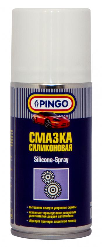 299 р. Силиконовая смазка  аэрозоль 150 мл Pingo 85060-0  с доставкой в г. Воронеж. Увеличить фотографию 1