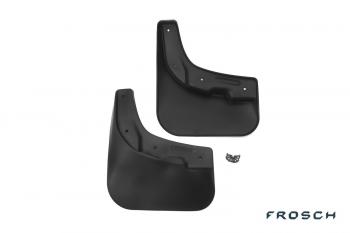 Брызговики передние VW Touareg 2010-2014, кросс. (optimum) в коробке  Фольксваген Туарег FROSCH frosch.51.31.f13