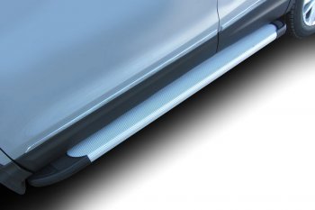Комплект алюминиевых порогов Arbori Optima Silver 1700 для NISSAN Qashqai 2014-2019  Ниссан Кашкай Arbori afzdaalniq02