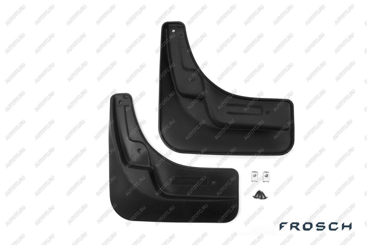 4 799 р. Брызговики передние VW Tiguan, 2007-2017, внед. (optimum) в коробке  Фольксваген Тигуан FROSCH frosch.51.21.f13  с доставкой в г. Воронеж