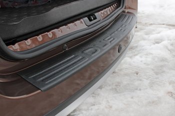 1 579 р. Накладка на задний бампер Вариант 2 для Renault Duster I 2010-2014, шагрень  Рено Дастер Русская Артель nrd-025702  с доставкой в г. Воронеж. Увеличить фотографию 1