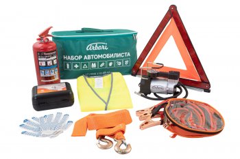 6 599 р. Автомобильный набор ARBORI Extra (Basic + трос 5 т, компрессор 35 л, провода) Arbori afek.extra.01  с доставкой в г. Воронеж. Увеличить фотографию 1