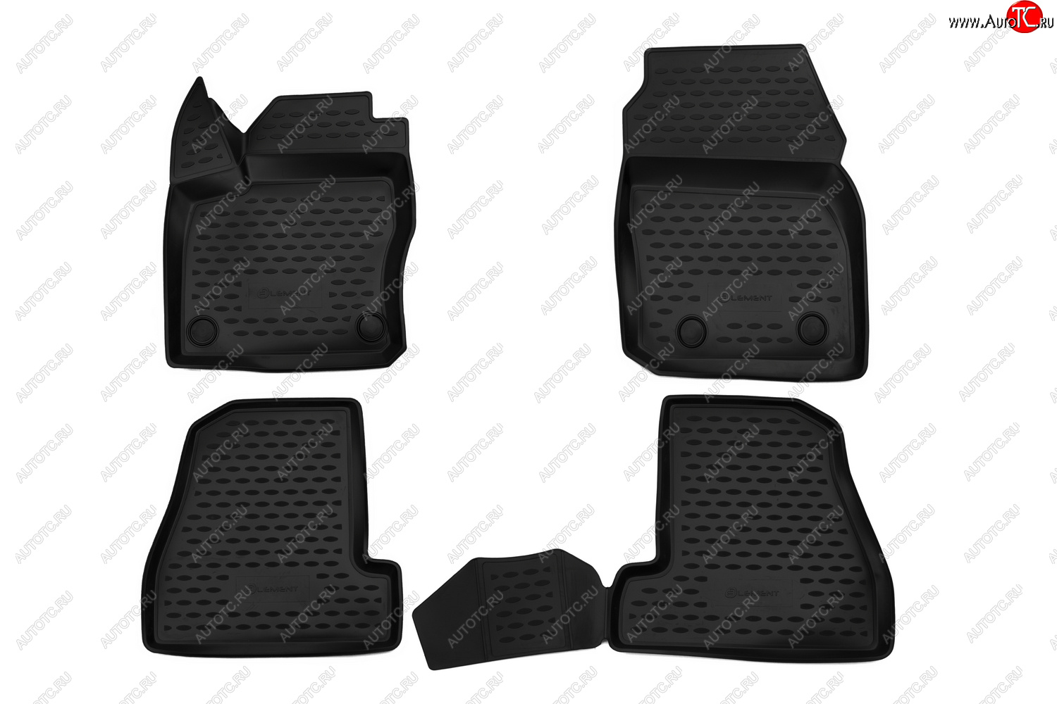 719 р. Коврики в салон FORD Focus 3, 042011-2015, 2015- 4 шт. (полиуретан)  Форд Фокус Element orig.1751152  с доставкой в г. Воронеж