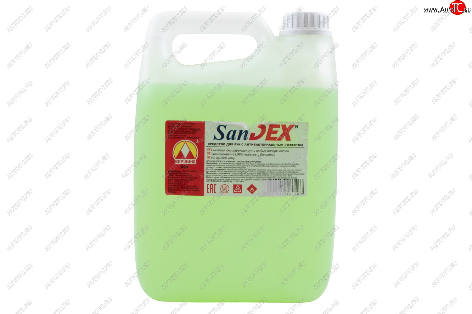 3 499 р. Средство для рук SanDex 4,0л (пндт) Autofamily afsz01.047  с доставкой в г. Воронеж