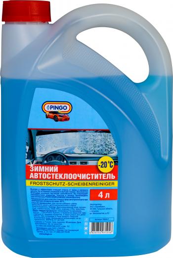 819 р. Зимний автостеклоочиститель PINGO-20, канистра 4л с лейкой Pingo 75020-7  с доставкой в г. Воронеж. Увеличить фотографию 1