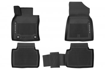 2 499 р. Всесезонные ковры в салонAll Weather Floor Mats TOYOTA Camry 2017-2021, 2021-, чёрн., 4 шт.  Тойота Камри TOYOTA pw21006003  с доставкой в г. Воронеж. Увеличить фотографию 1