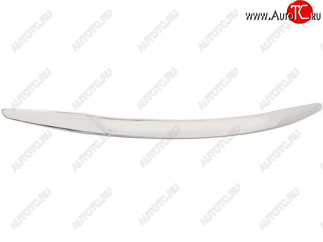 919 р. Молдинг решетки радиатора (пр-во Китай) BODYPARTS Hyundai Sonata YF (2009-2014) (хром)  с доставкой в г. Воронеж