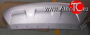 2 399 р. Накладка на передний бампер (серебристая) BodyParts Ford Kuga 2 рестайлинг (2016-2019)  с доставкой в г. Воронеж