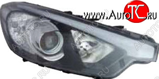 5 399 р. Правая фара (под корректор, линзован) BODYPARTS  KIA Cerato  3 YD (2013-2016) дорестайлинг седан  с доставкой в г. Воронеж