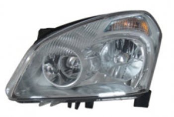 7 299 р. Левая фара (c электрокорректором) BODYPARTS  Nissan Qashqai  1 (2007-2010) дорестайлинг  с доставкой в г. Воронеж. Увеличить фотографию 1