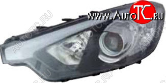5 399 р. Левая фара (под корректор, линзован) BODYPARTS  KIA Cerato  3 YD (2013-2016) дорестайлинг седан  с доставкой в г. Воронеж