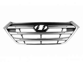 3 369 р. TUCSON РЕШЕТКА РАДИАТОРА ХРОМ (Китай) BODYPARTS hntun15-101  с доставкой в г. Воронеж. Увеличить фотографию 1