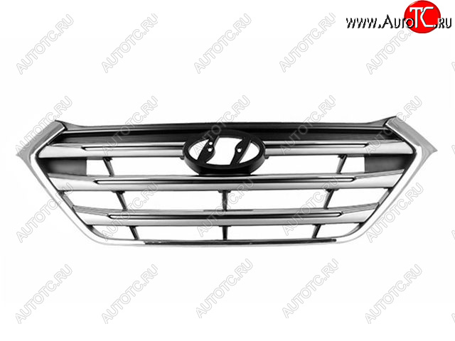 3 369 р. TUCSON РЕШЕТКА РАДИАТОРА ХРОМ (Китай) BODYPARTS hntun15-101  с доставкой в г. Воронеж