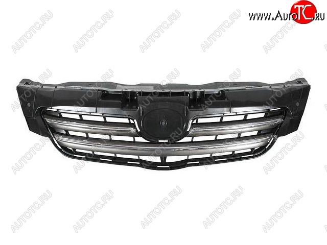 3 189 р. Решётка радиатора (с хром молдингом) BodyParts  Toyota Corolla  E150 (2006-2010) седан дорестайлинг (Неокрашенная)  с доставкой в г. Воронеж