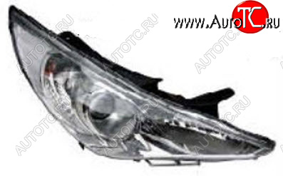 4 289 р. Правая фара (под корректор) BodyParts Hyundai Sonata YF (2009-2014)  с доставкой в г. Воронеж