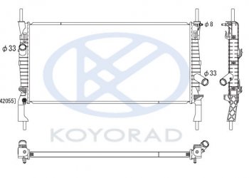 4 099 р. TRANSIT РАДИАТОР ОХЛАЖДЕН С КОНДИЦ (см.каталог) KOYORAD fdtrt06-912  с доставкой в г. Воронеж. Увеличить фотографию 1