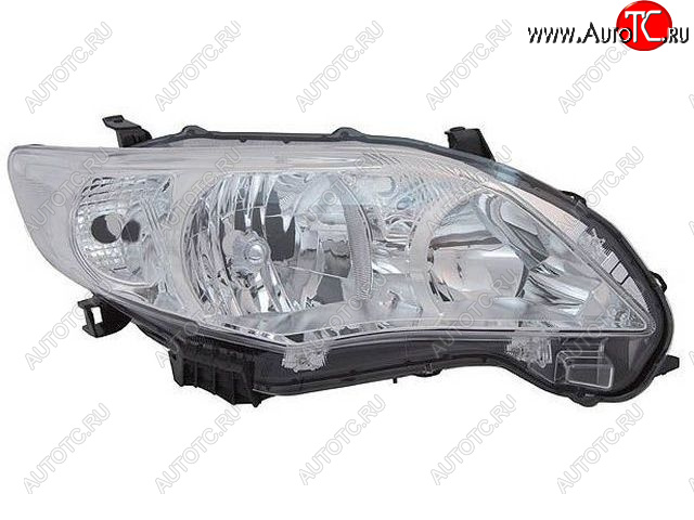 3 499 р. Правая фара BodyParts Toyota Corolla E150 седан рестайлинг (2009-2013)  с доставкой в г. Воронеж