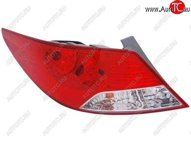 1 749 р. Левый фонарь BODYPARTS Hyundai Solaris RBr седан дорестайлинг (2010-2014)  с доставкой в г. Воронеж