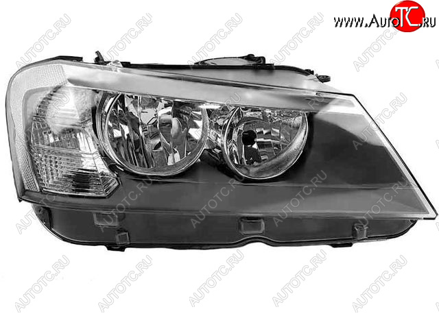10 849 р. Правая фара (c электрокорректором) DEPO BMW X3 F25 дорестайлинг (2010-2014)  с доставкой в г. Воронеж