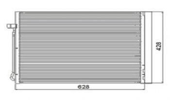 5 199 р. X5 КОНДЕНСАТОР КОНДИЦ (см.каталог) BODYPARTS bm0x507-931  с доставкой в г. Воронеж. Увеличить фотографию 1