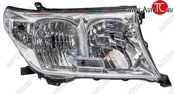13 599 р. Правая фара (под корректор) DEPO Toyota Land Cruiser 200 дорестайлинг (2007-2012)  с доставкой в г. Воронеж